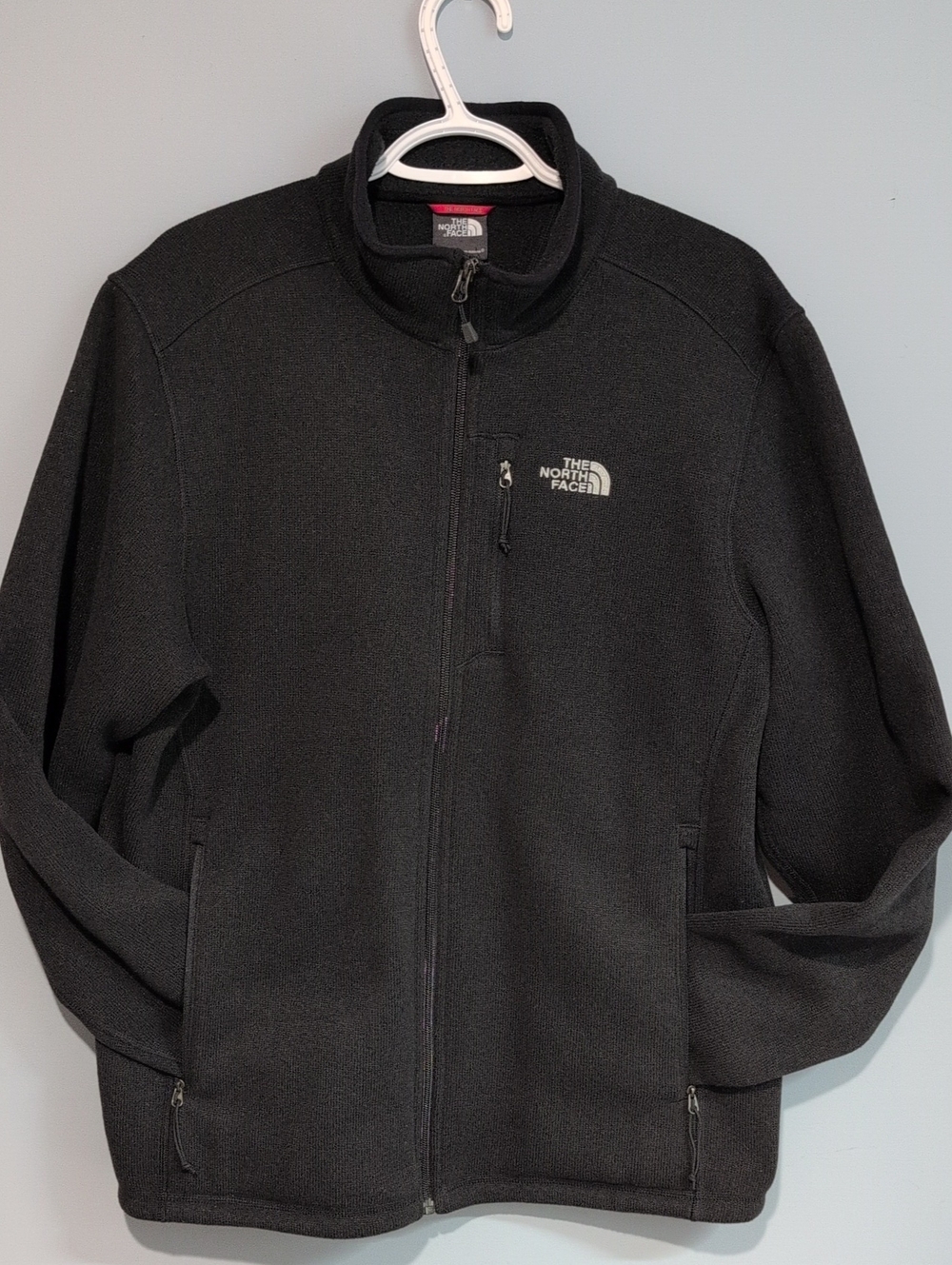 The North Face Men's Black Full-Zip Fleece Jacket Size L